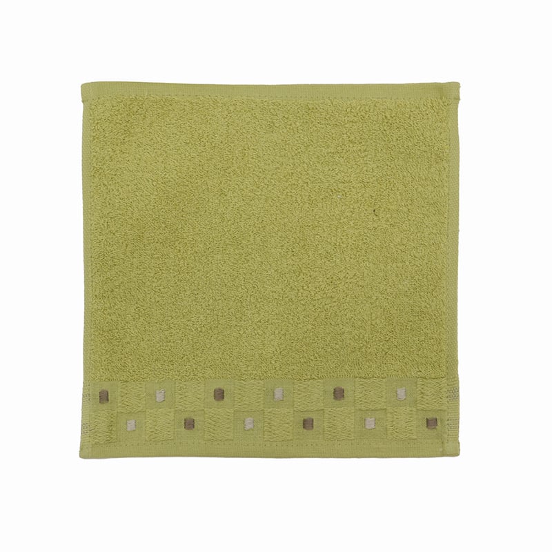 yarn dyed woven double jacquard hand towel