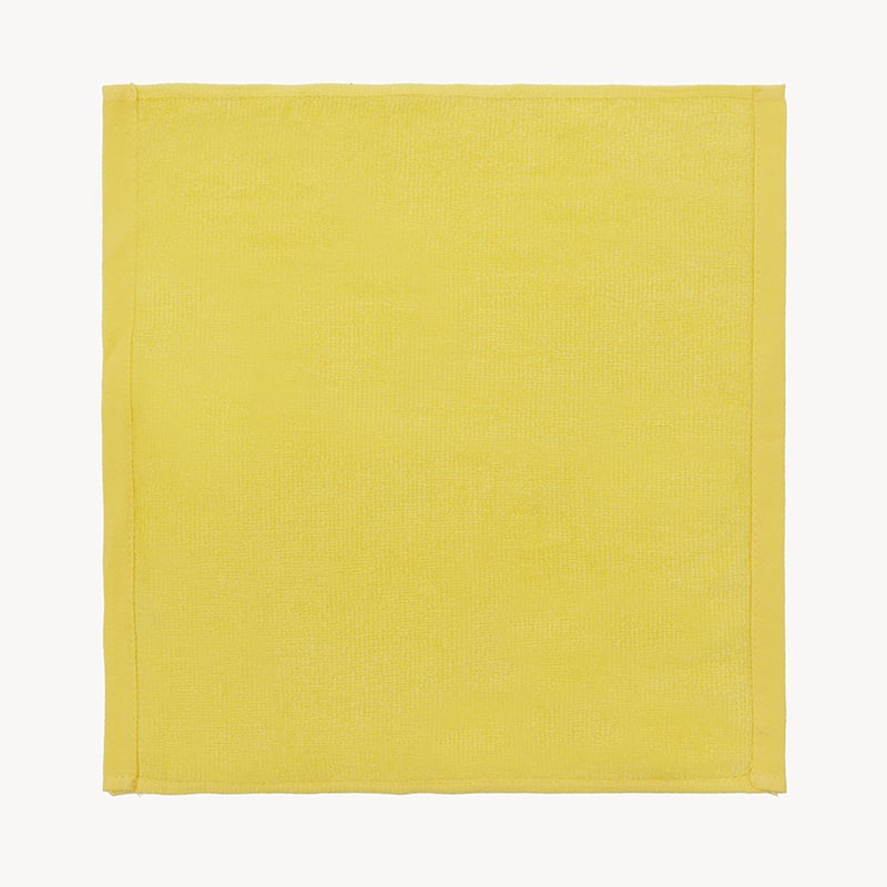Yellow French Plain Organic Towel