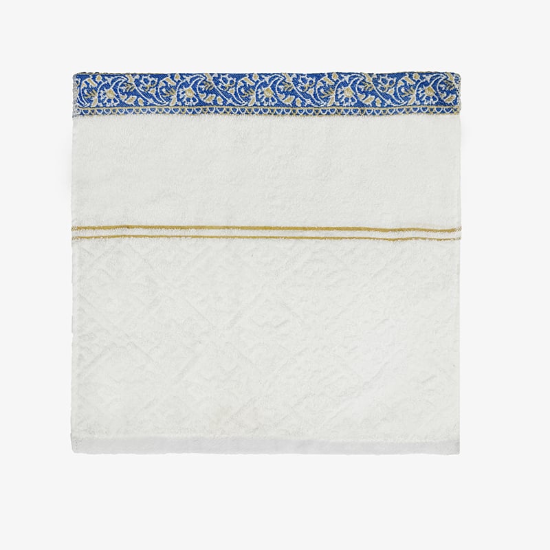 100% fresh cotton yarn dyed woven Double Jacquard Bath towel