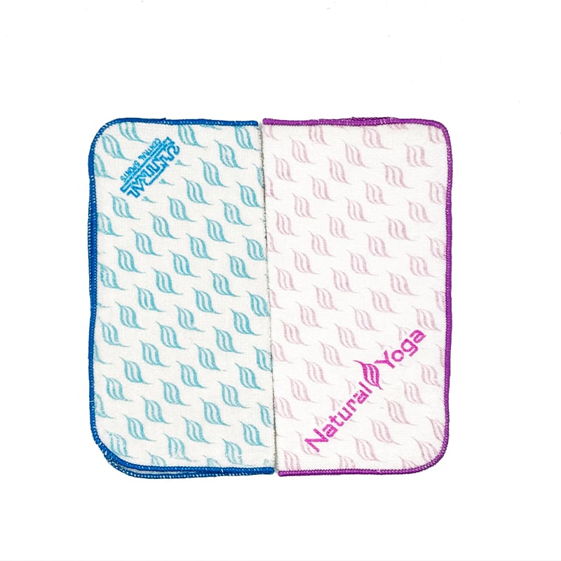 Colorblocked Cotton Print Woven Hand Towel