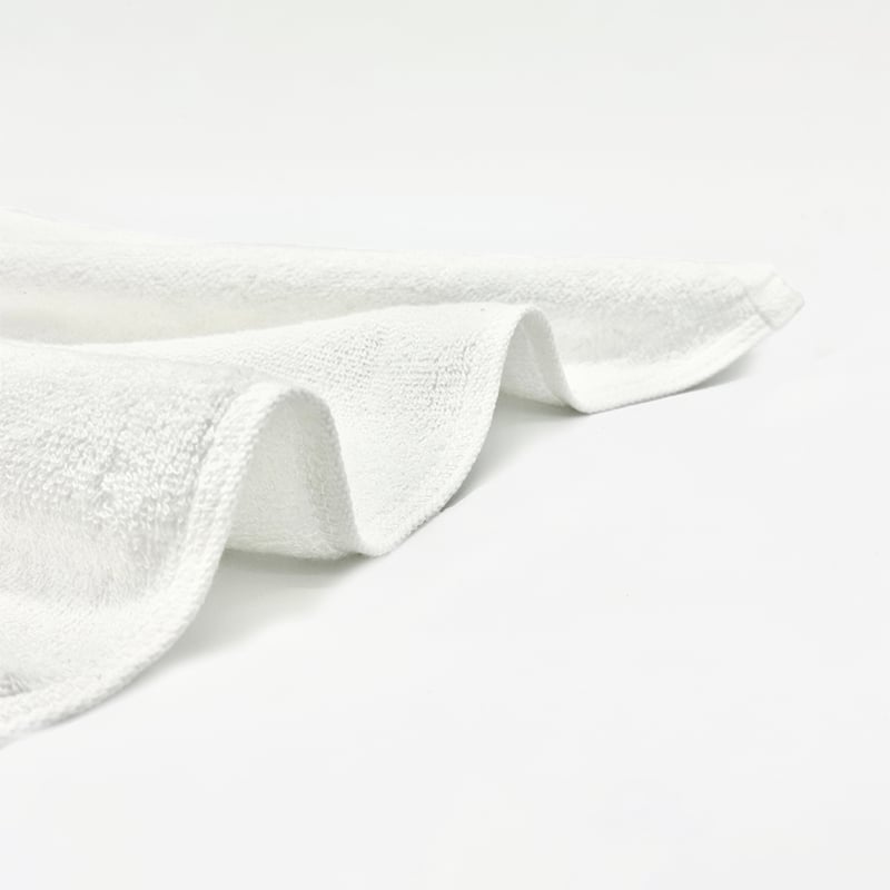 Plain with embroidery twistless towel