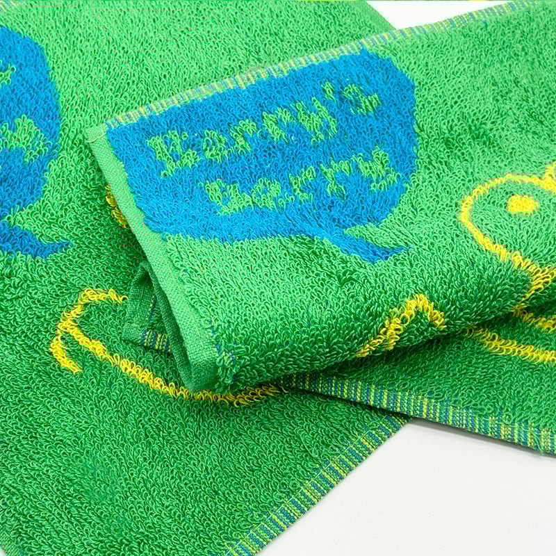 100% fresh cotton yarn dyed woven Jacquard Hand towel