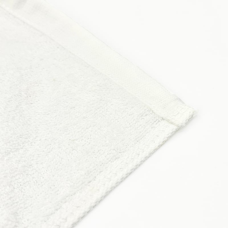 Plain with embroidery twistless towel