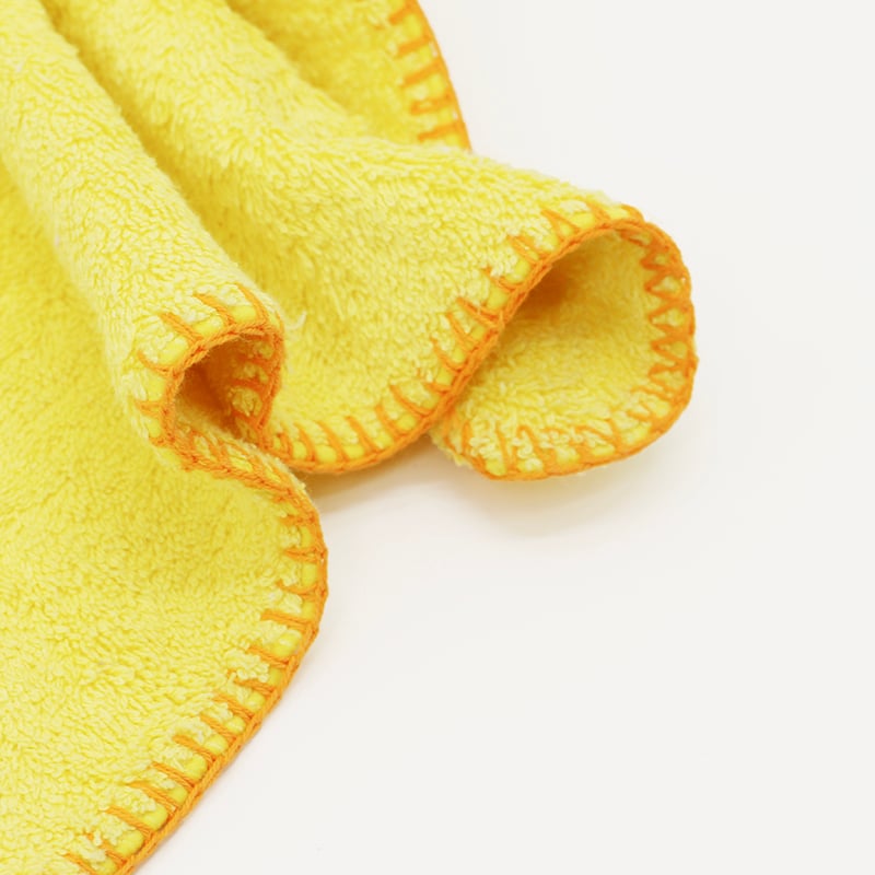 100% Organic cotton plain dyed Embroidery woven towel
