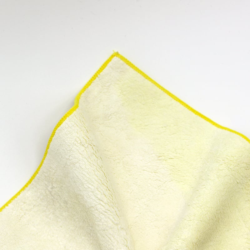 Yellow Printed Cotton Wash Towel