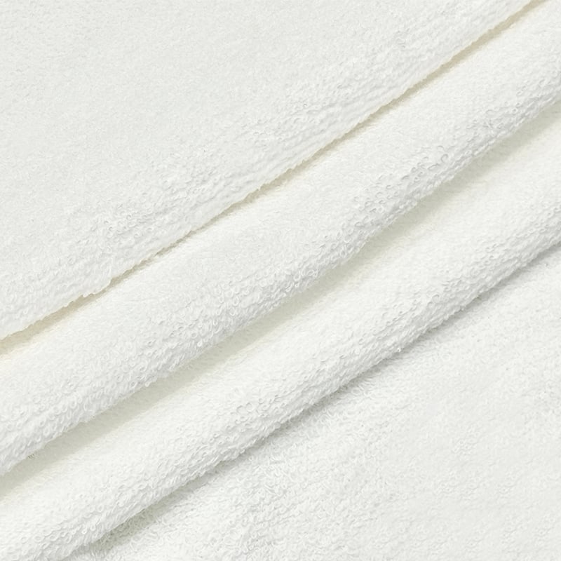 Plain with embroidery twistless towel