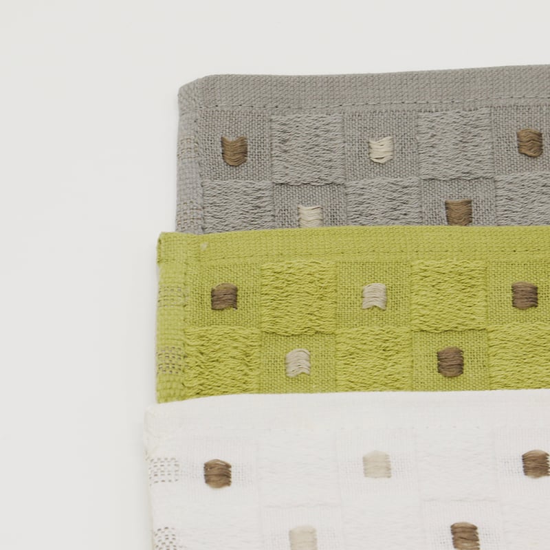 yarn dyed woven double jacquard hand towel