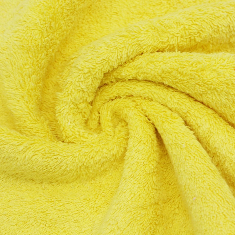 100% Organic cotton plain dyed Embroidery woven towel