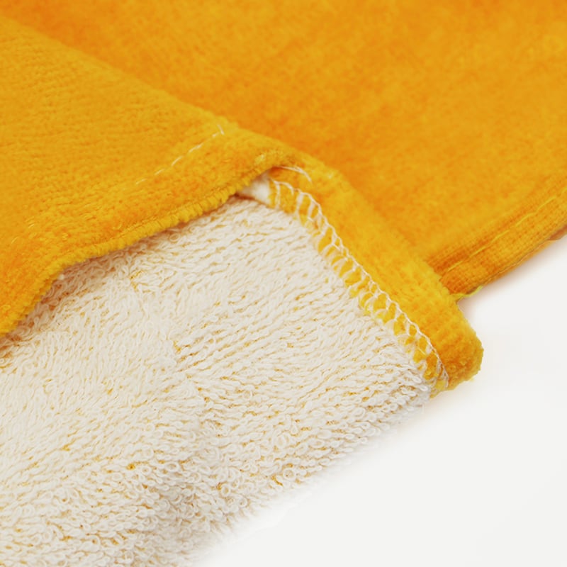 Orange Cartoon Print Baby Towel