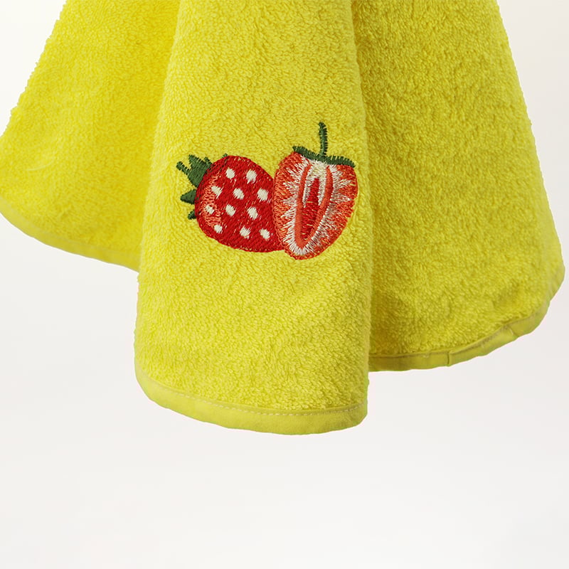 100% fresh cotton pLain dyed Embroidery woven Kitchen towel