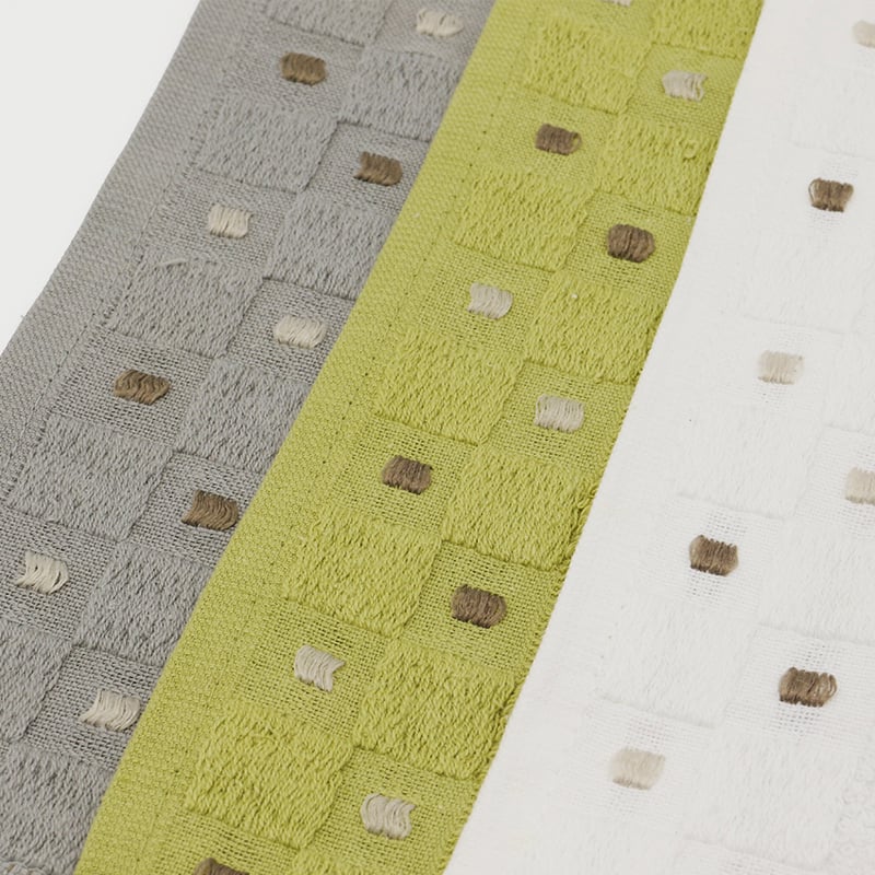 yarn dyed woven double jacquard hand towel