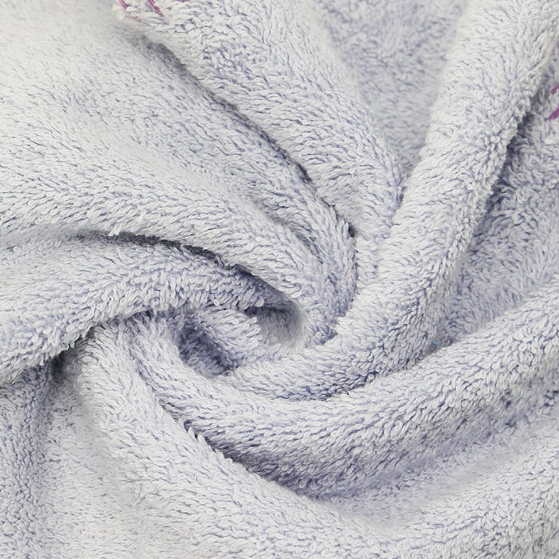 100% Organic cotton plain dyed Embroidery woven towel