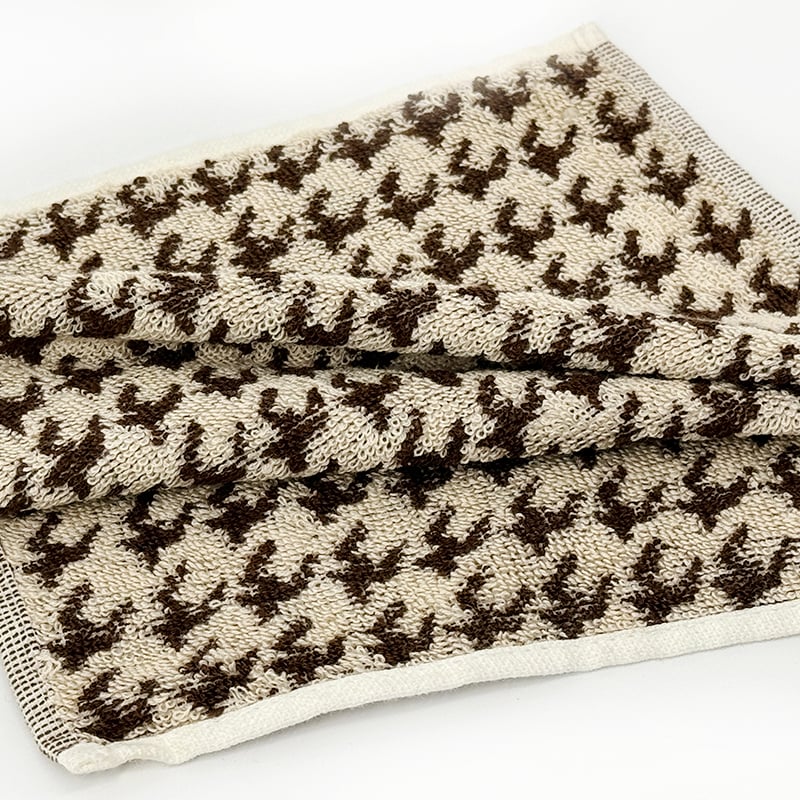 fresh cotton yarn dyed woven Jacquard Hand towel