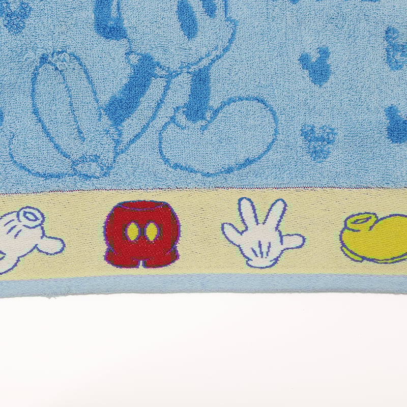 100% new cotton color woven double jacquard cartoon pattern hand towel