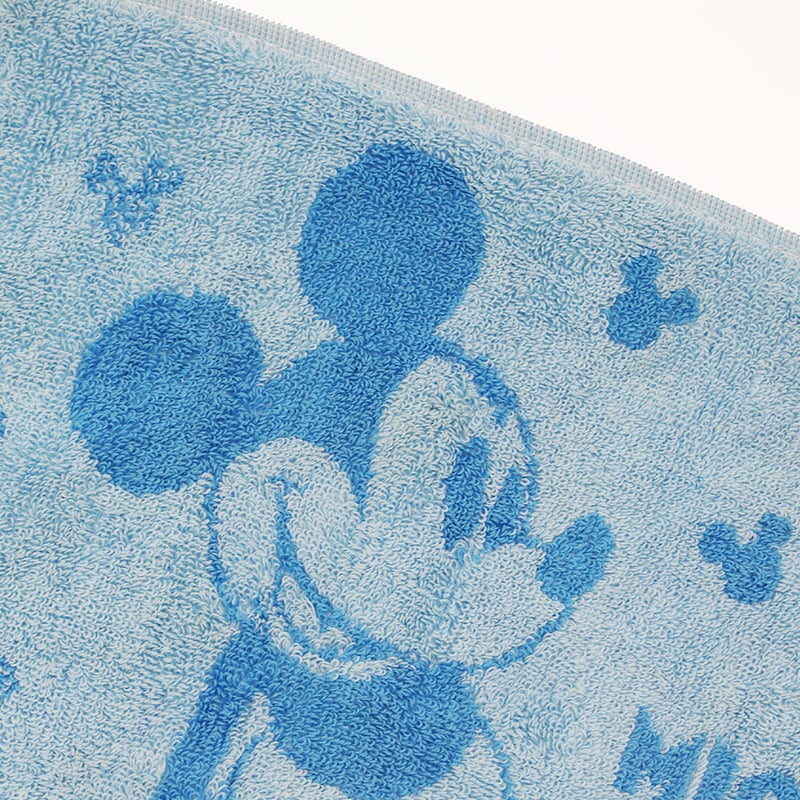 100% new cotton color woven double jacquard cartoon pattern hand towel