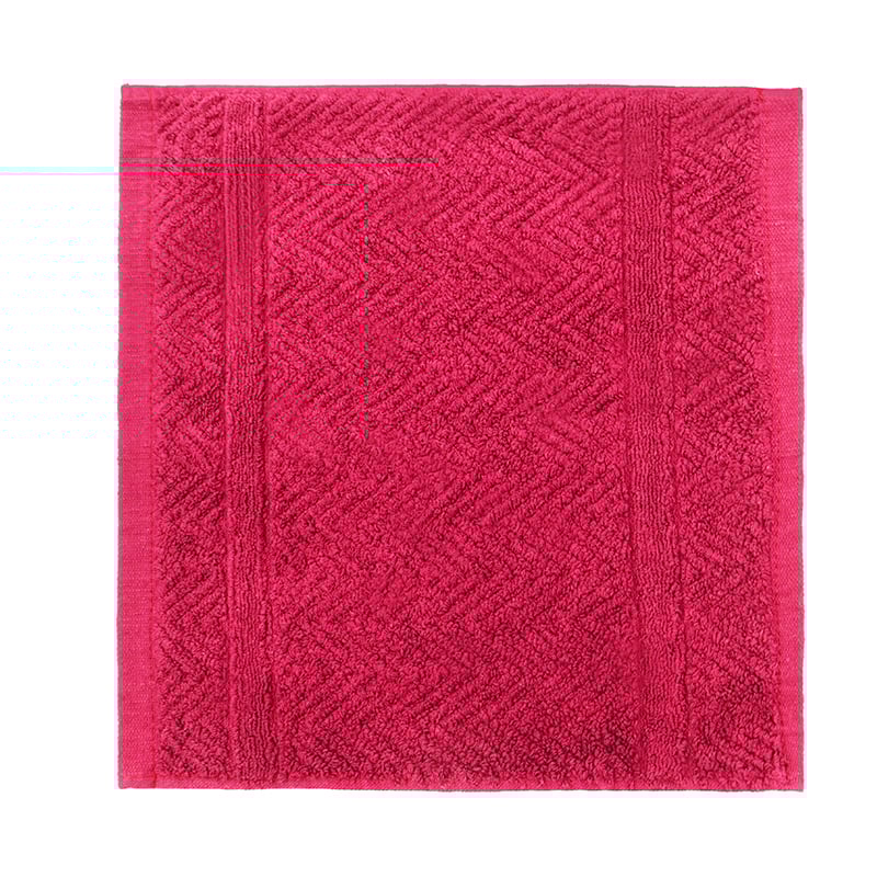100% Cotton Flat Dye Embossed Hand Towel