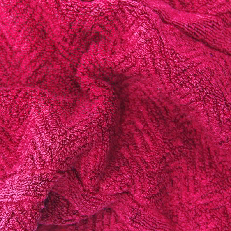 100% Cotton Flat Dye Embossed Hand Towel