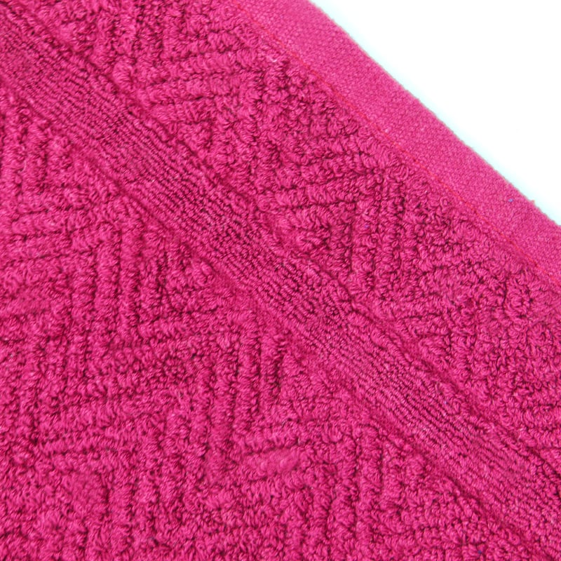 100% Cotton Flat Dye Embossed Hand Towel