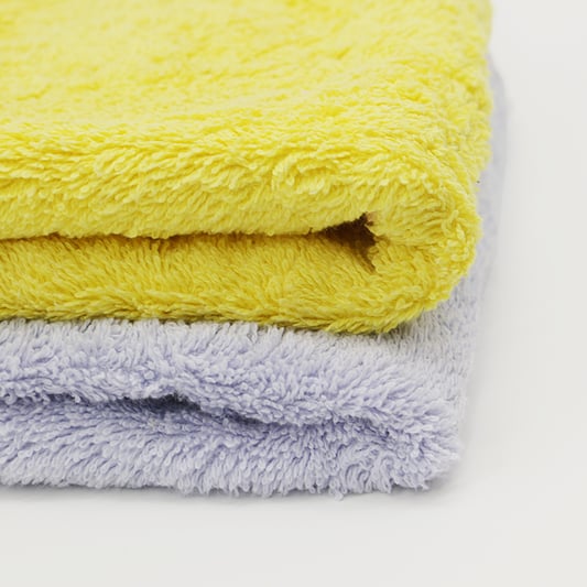 100% Organic cotton plain dyed Embroidery woven towel