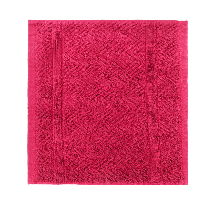 100% Cotton Flat Dye Embossed Hand Towel